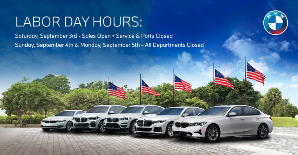 We Will Closed On Labor Day: Monday, Sept. 5th |