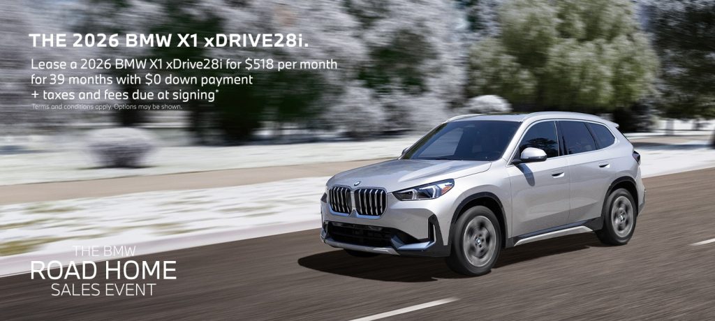 2026 BMW X1 xDrive28i – Lease $518/mo, $0 Down