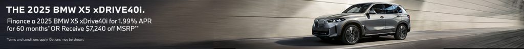 2025 BMW X5 xDrive40i
