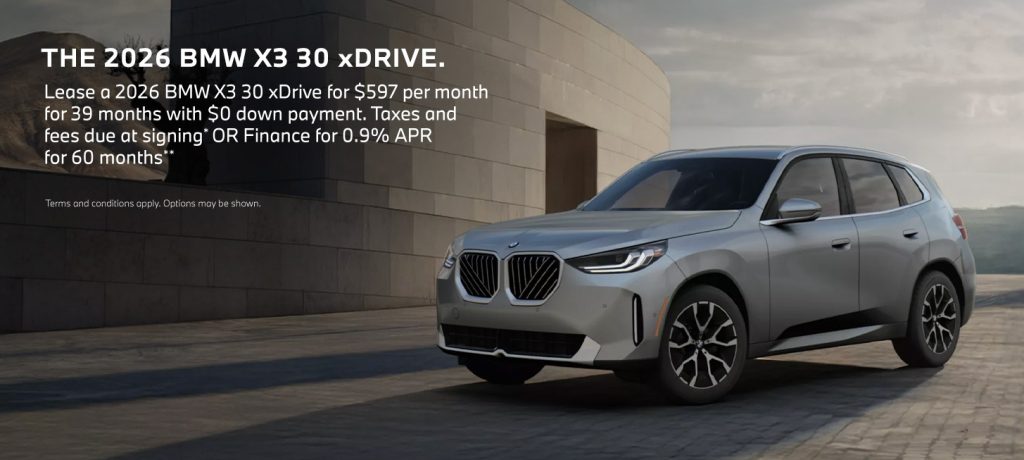 2026 BMW X3 xDrive30

