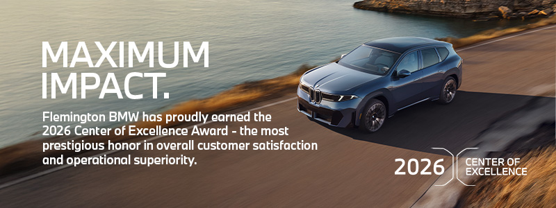 Flemington BMW proudly earns the 2026 BMW Center of Excellence Award