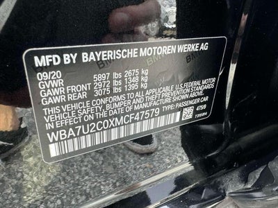 2021 BMW 750i xDrive xDrive