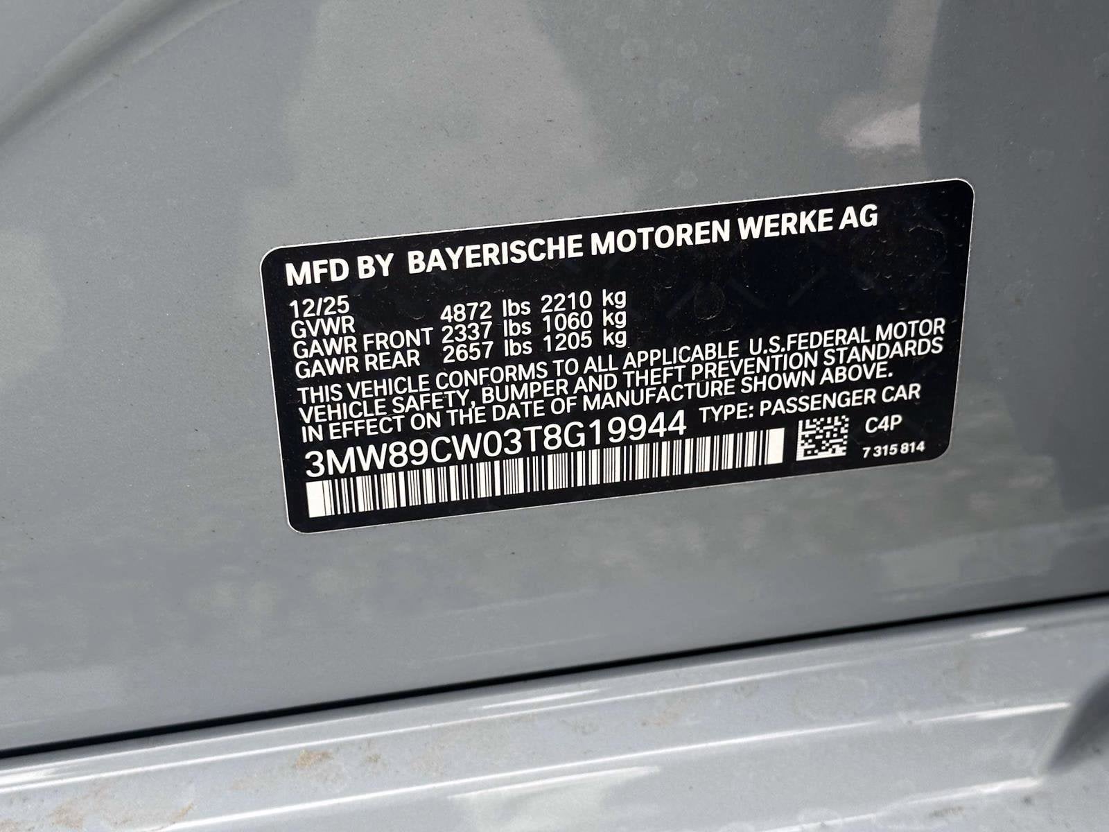 2026 BMW 3 Series 330i NA xDrive