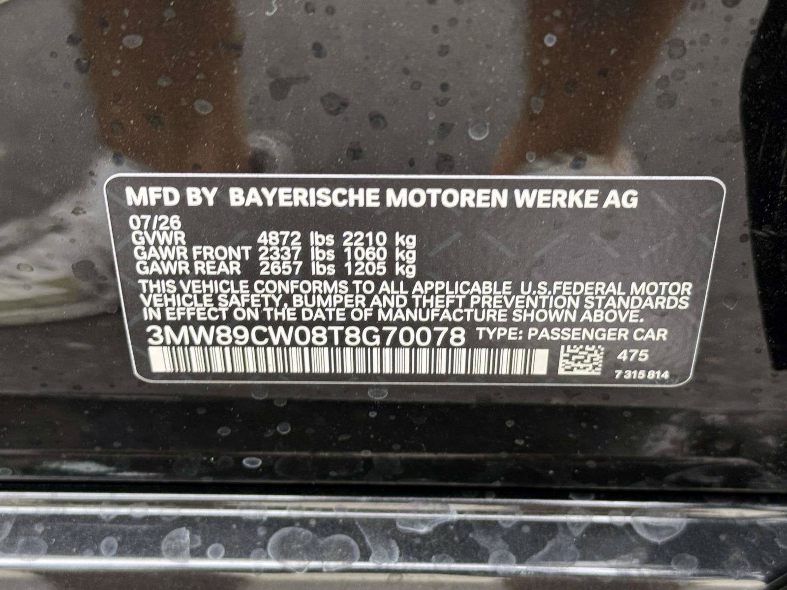 2026 BMW 3 Series 330i NA xDrive
