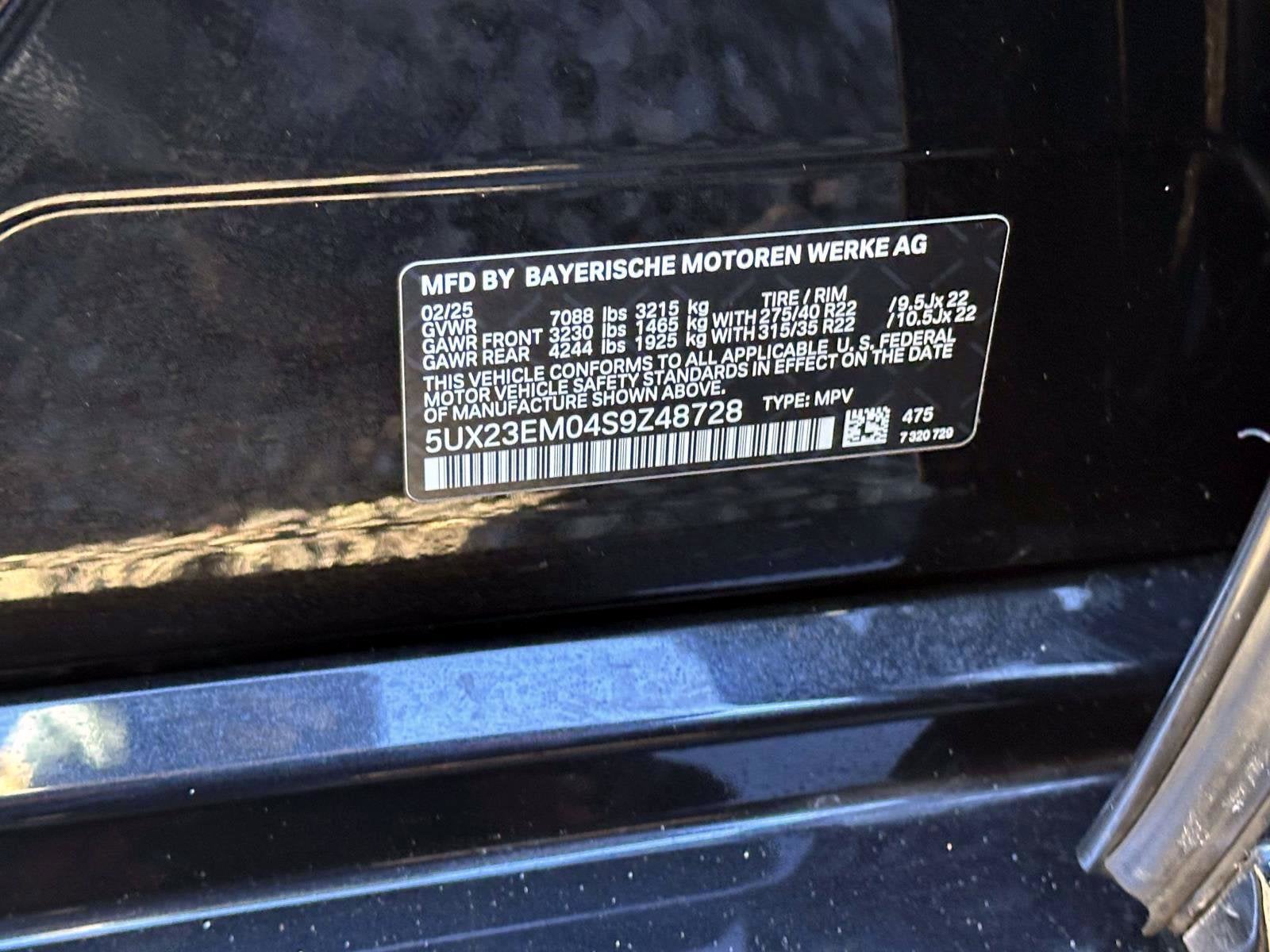 2025 BMW X7 xDrive40i