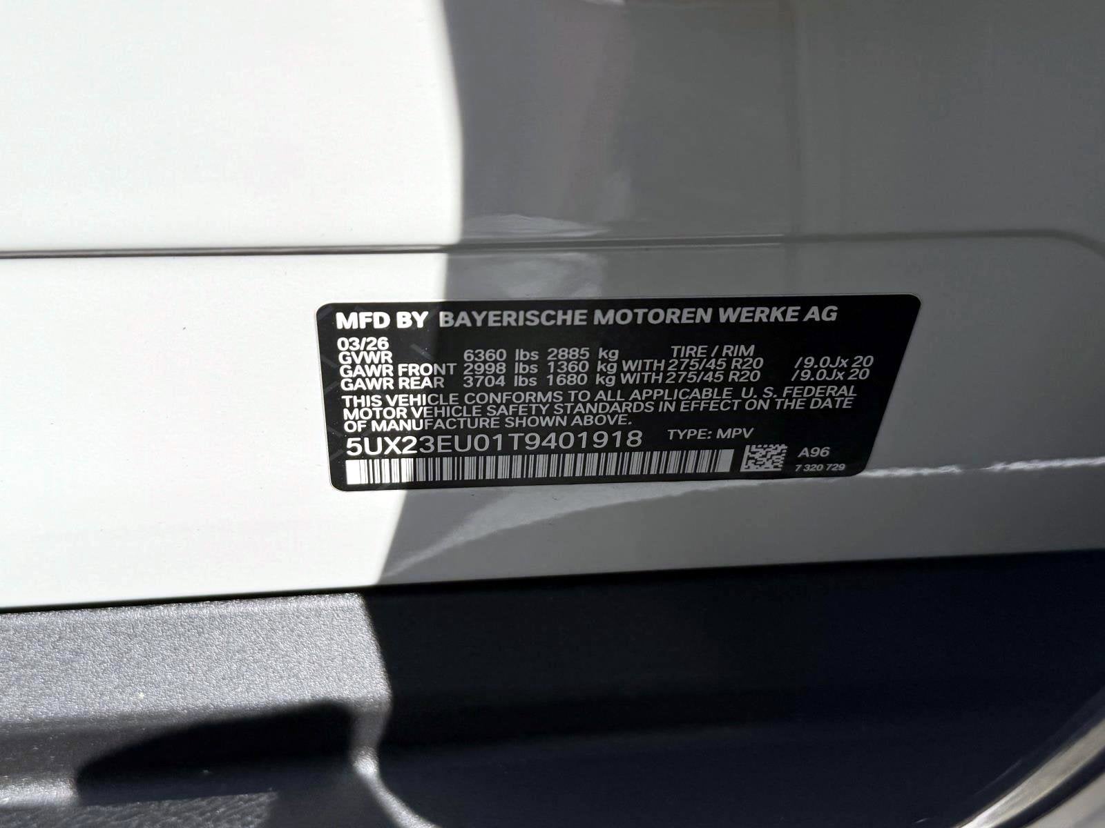 2026 BMW X5 xDrive40i
