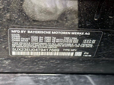2026 BMW X5 xDrive40i