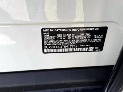 2026 BMW X5 xDrive40i