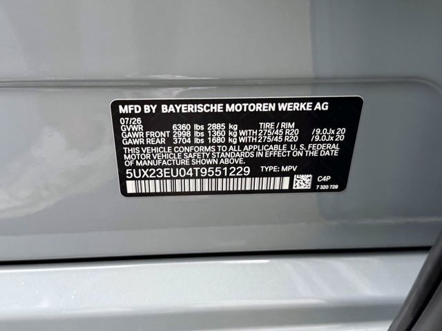 2026 BMW X5 xDrive40i