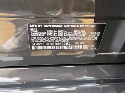 2026 BMW X5 xDrive40i