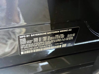 2026 BMW X5 xDrive40i