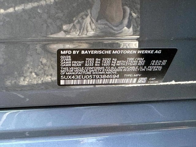 2026 BMW X5 xDrive50e