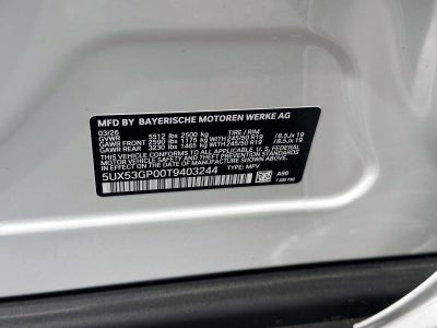 2026 BMW X3 30 xDrive