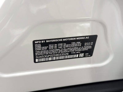 2025 BMW X3 30 xDrive