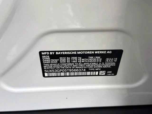 2026 BMW X3 30 xDrive