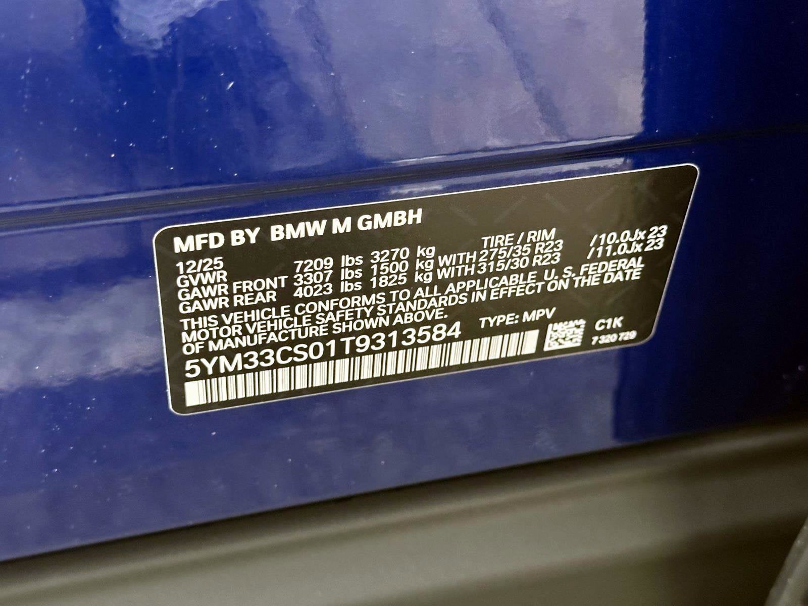 2026 BMW XM Label