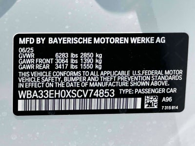 2025 BMW 7 Series 740i xDrive