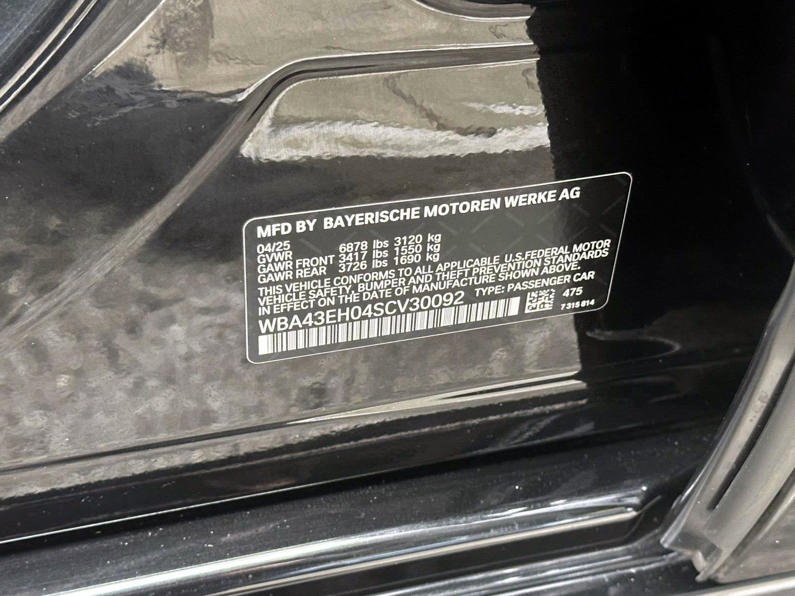 2025 BMW 7 Series 750e xDrive