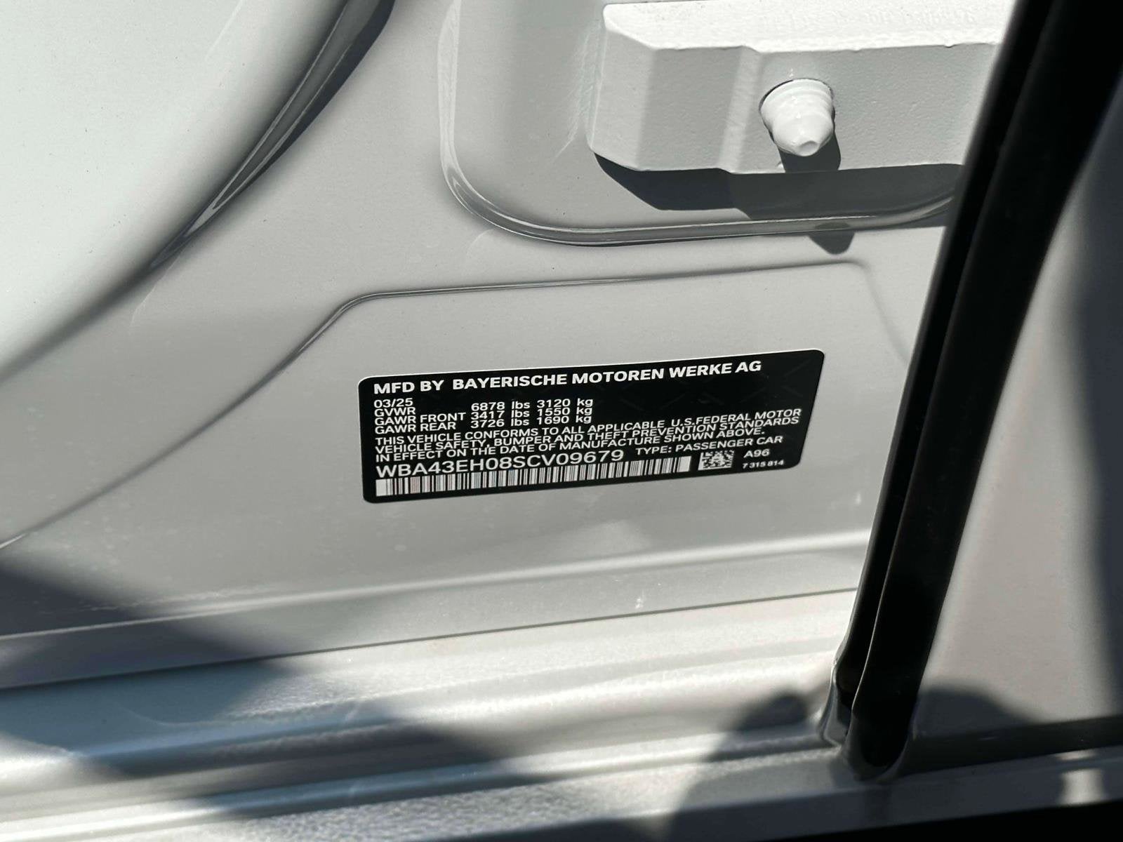 2025 BMW 7 Series 750e xDrive