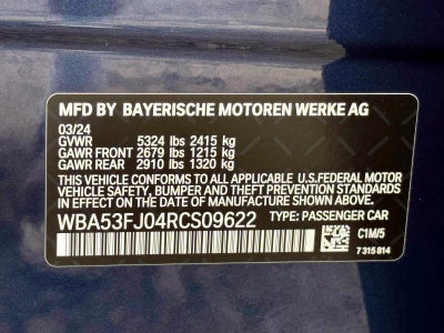 2024 BMW 5 Series 530i xDrive