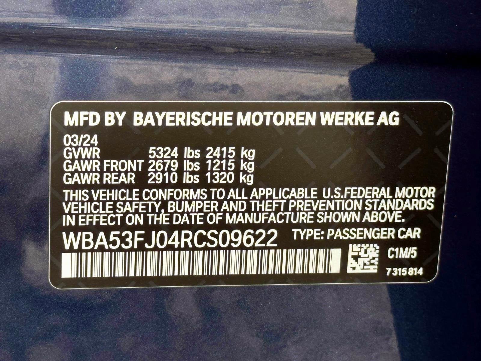 2024 BMW 5 Series 530i xDrive