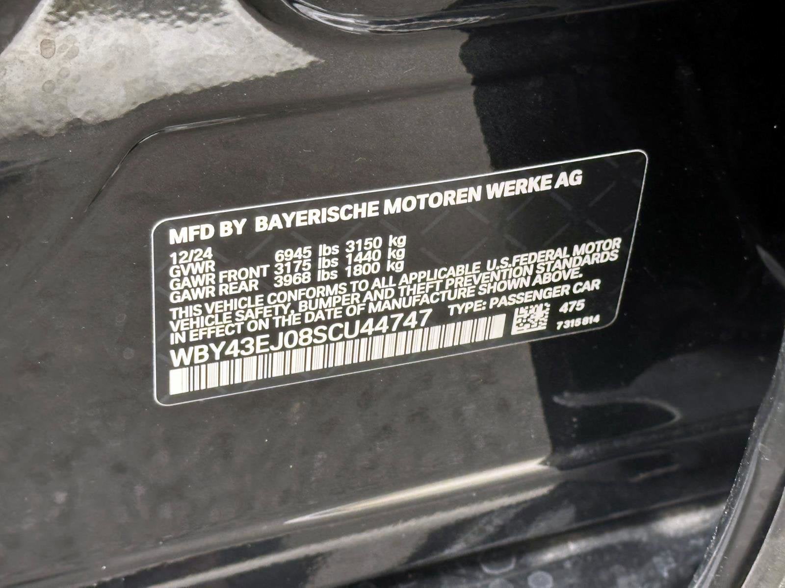 2025 BMW i7 eDrive50