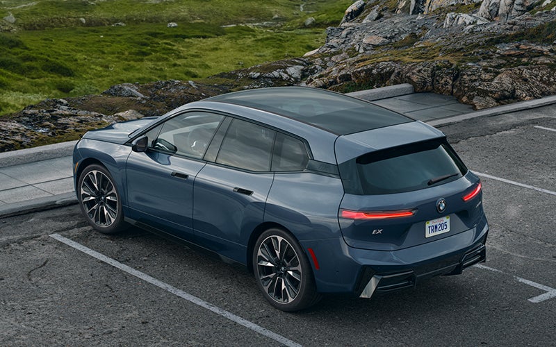 The BMW iX parked in a parking spot. | Flemington BMW in Flemington NJ