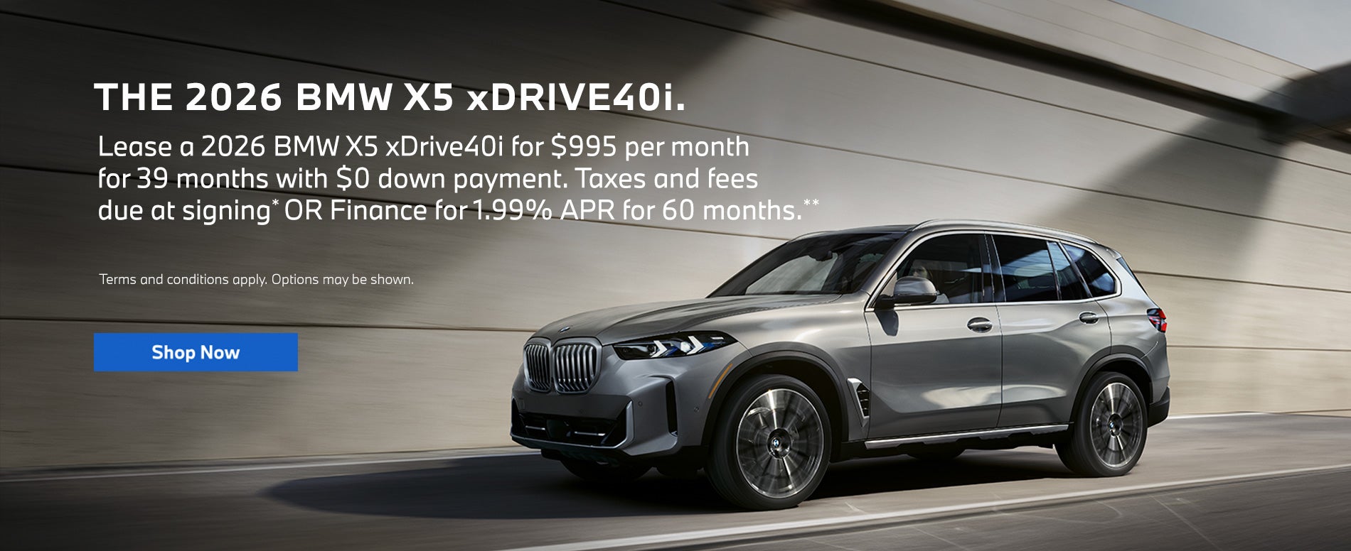 2026 BMW X5 xDrive40i