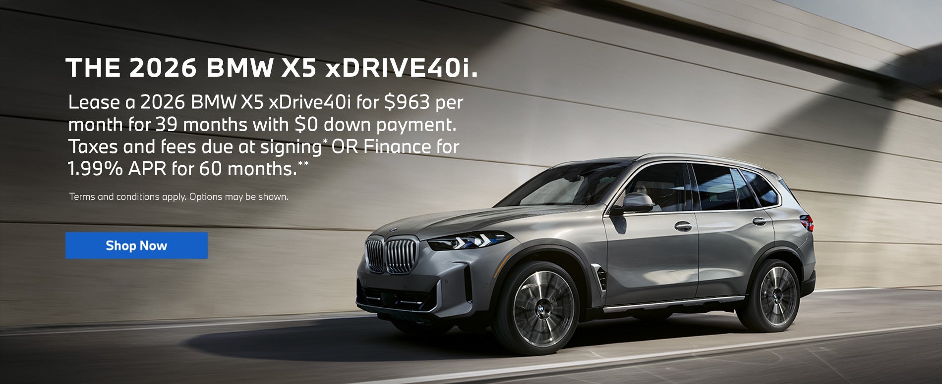 2026 BMW X5 xDrive40i