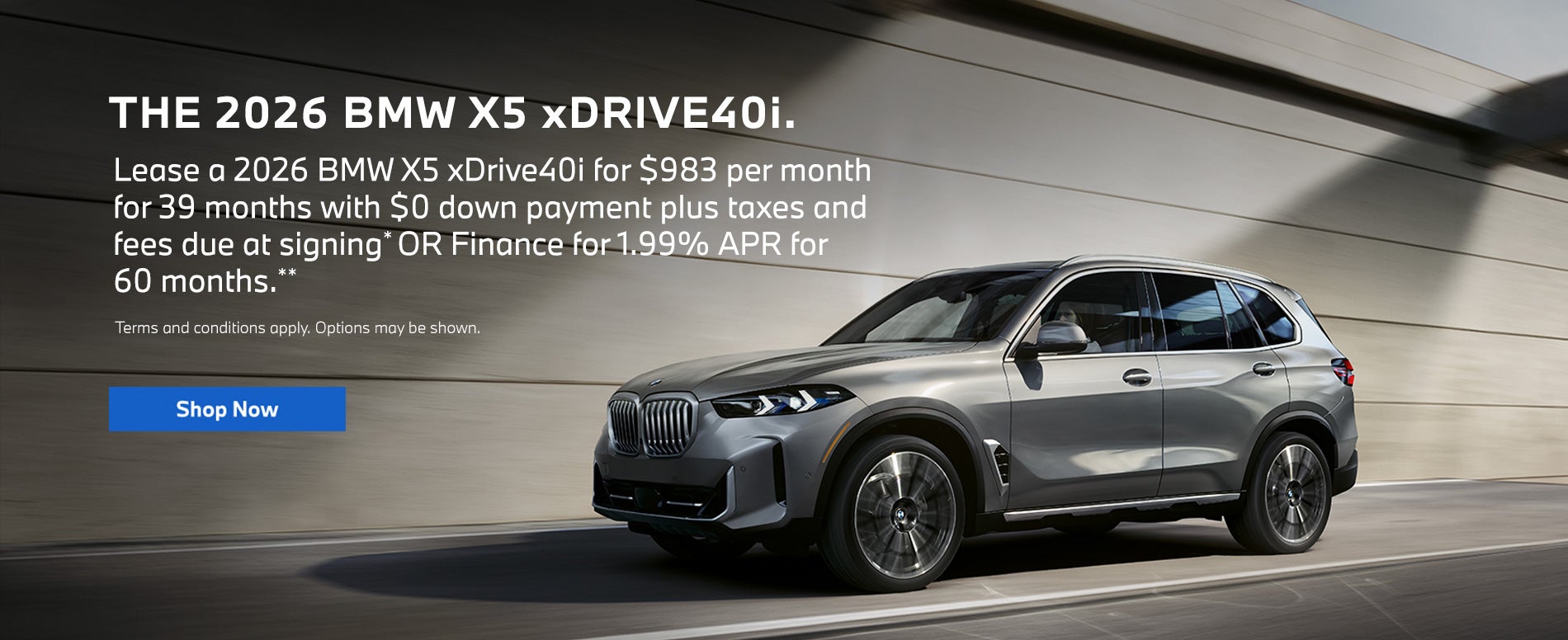 2026 BMW X5 xDrive40i