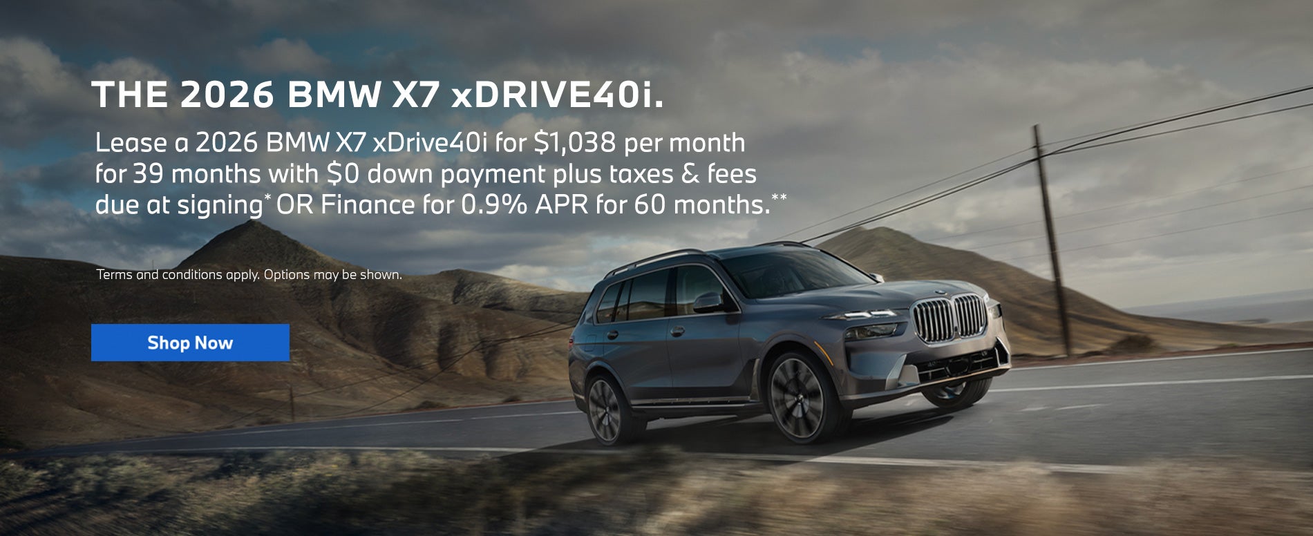 2026 BMW X7 xDrive40i