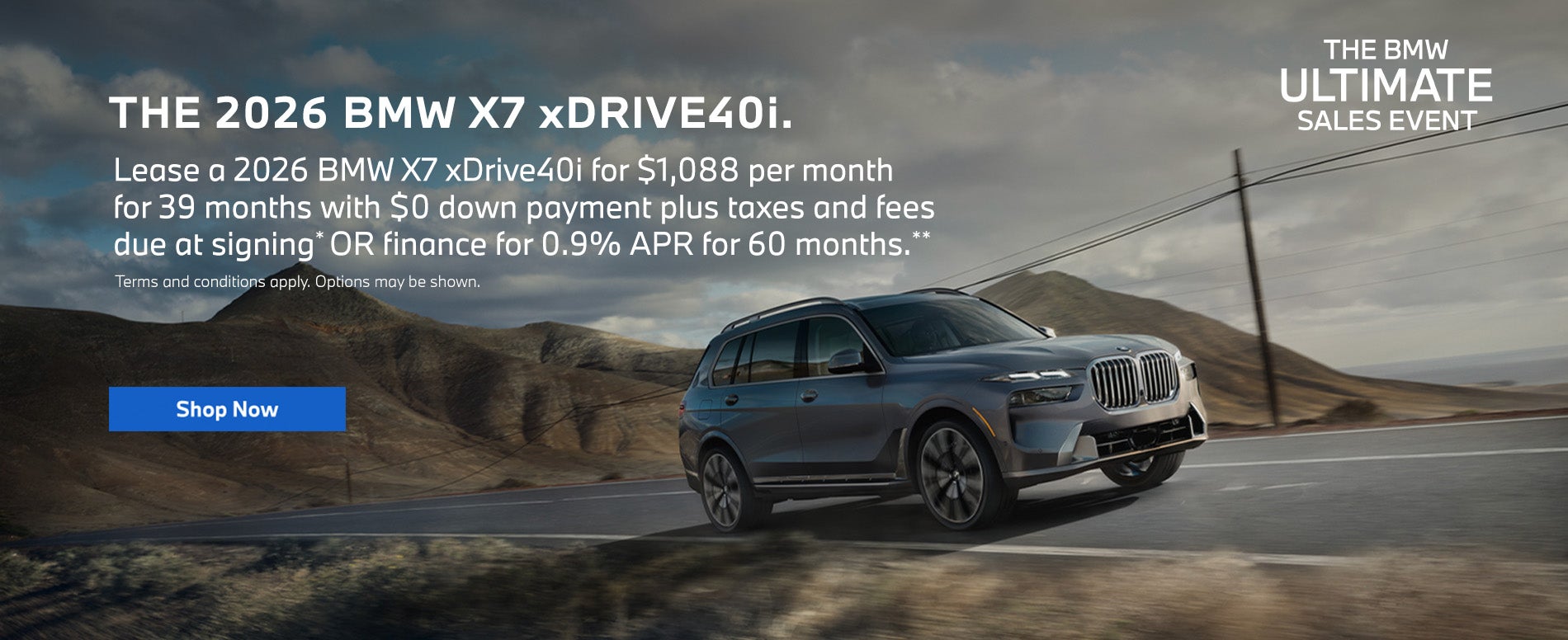 2026 BMW X7 xDrive40i