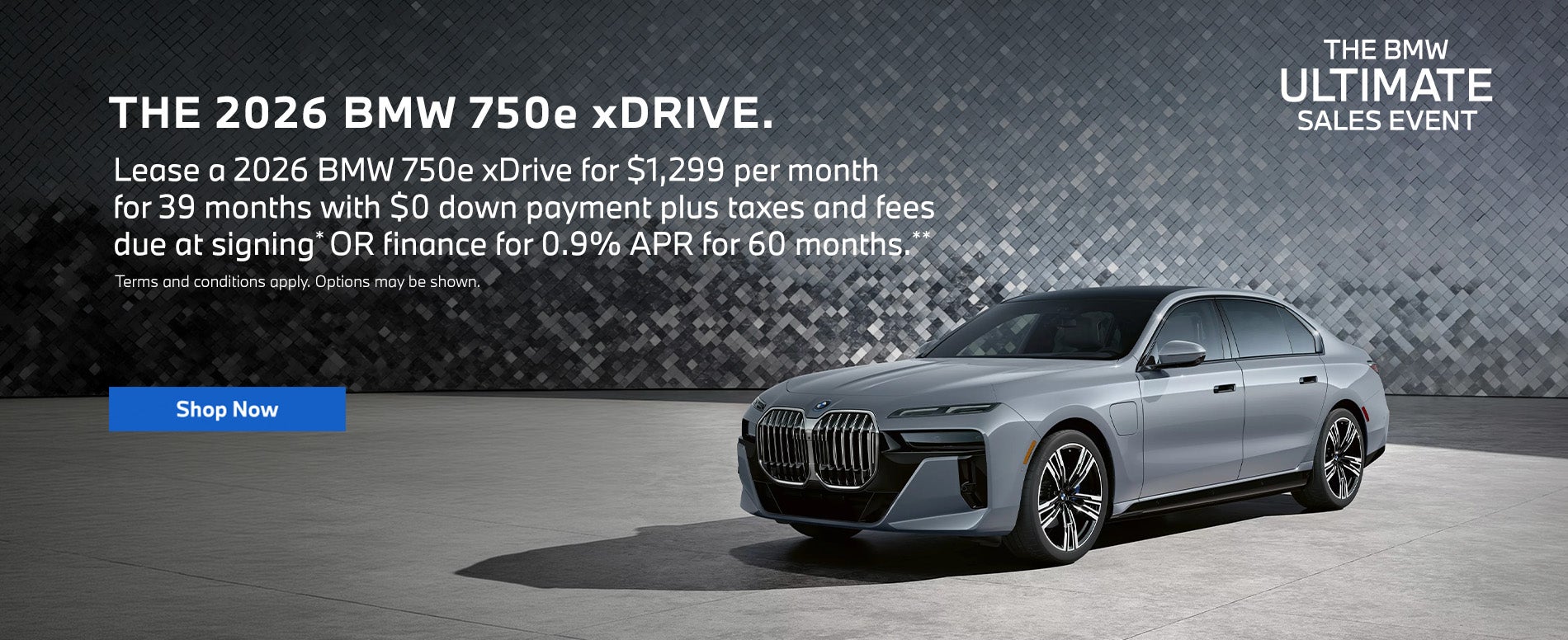 2026 BMW 7 Series 750e xDrive