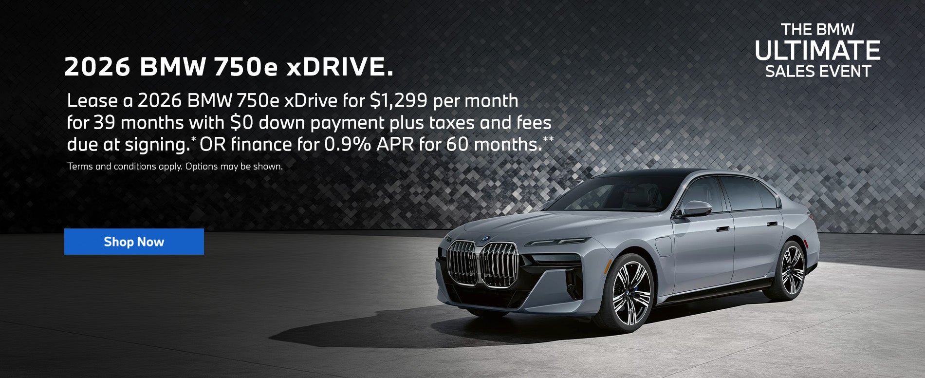 2026 BMW 7 Series 750e xDrive