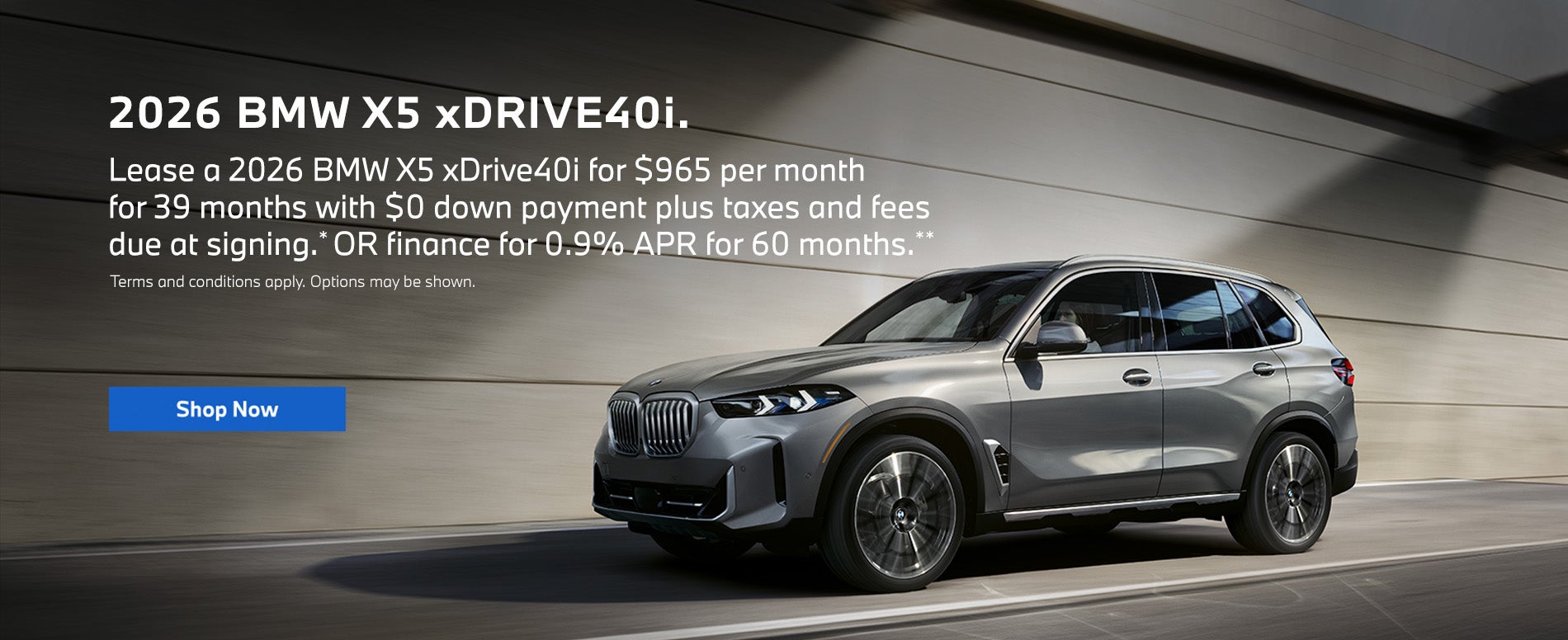 2026 BMW X5 xDrive40i