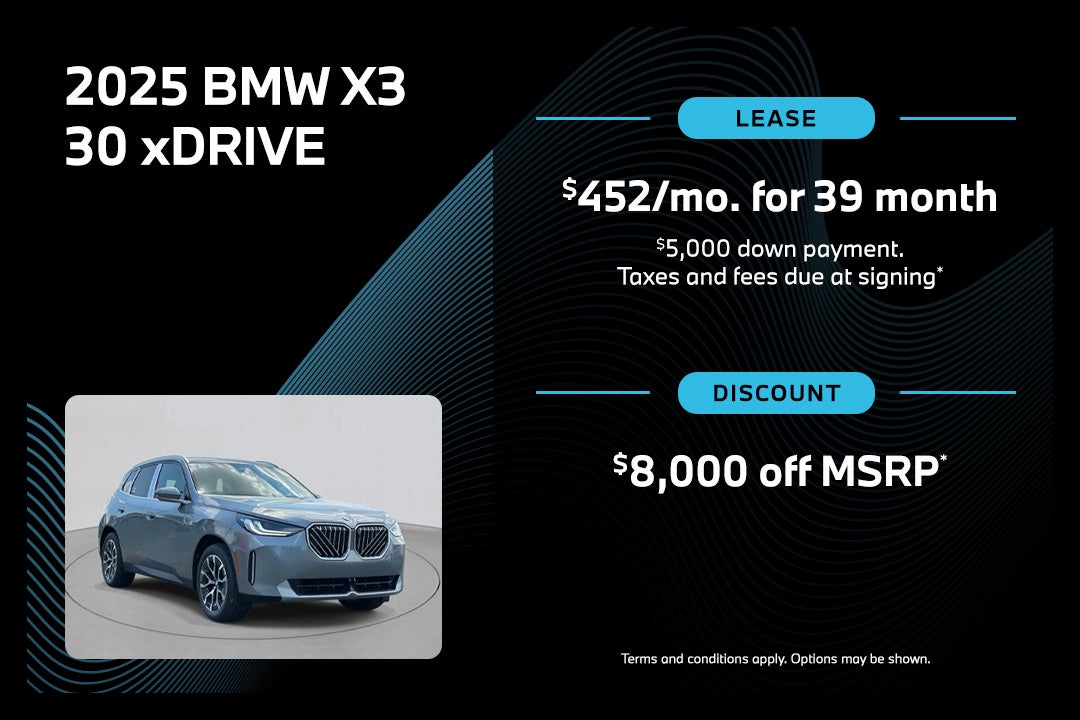 2025 BMW X3 30 xDrive
