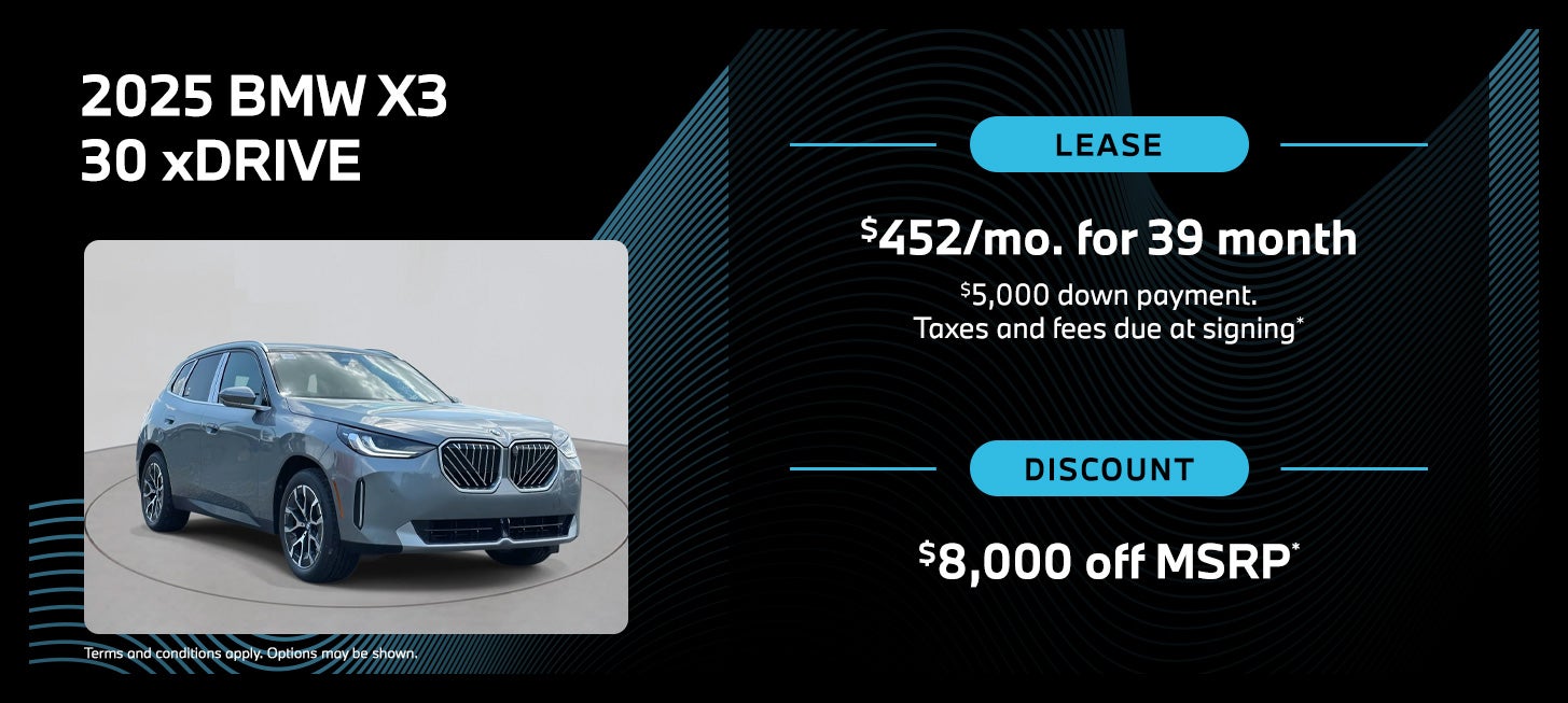 2025 BMW X3 30 xDrive